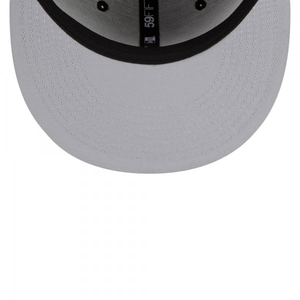 Бейсболка Portland Trail Blazers New Era Back Half Team 59FIFTY - Black - официальный мерч NBA