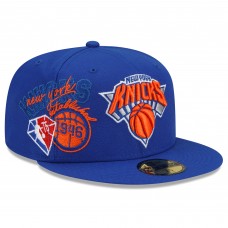 Бейсболка New York Knicks New Era Back Half Team 59FIFTY - Blue