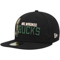 Бейсболка Milwaukee Bucks New Era Champs Trophy 59FIFTY - Black