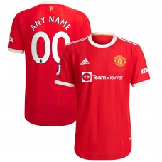Игровая форма  Manchester United adidas 2021/22 Home Authentic Custom - Red