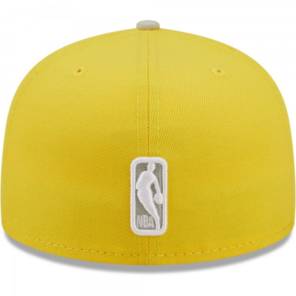 Бейсболка Los Angeles Lakers New Era Color Pack 59FIFTY - Yellow/Gray