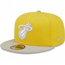 Бейсболка Miami Heat New Era Color Pack 59FIFTY - Yellow/Gray