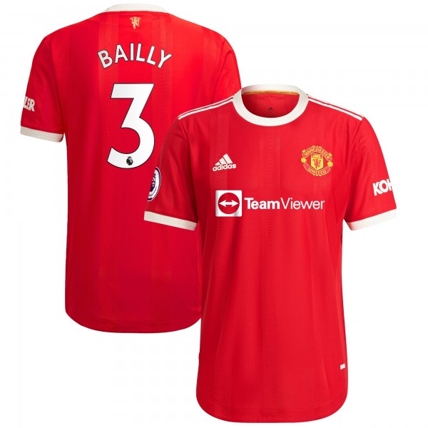 Игровая форма  Eric Bailly Manchester United adidas 2021/22 Home Authentic Player - Red