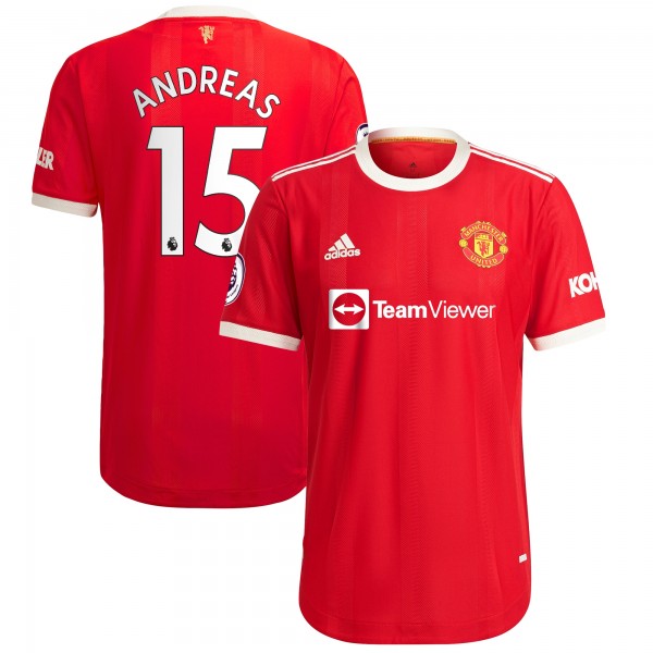 Игровая форма  Andreas Pereira Manchester United adidas 2021/22 Home Authentic Player - Red