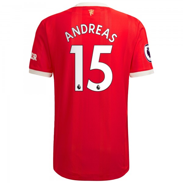 Игровая форма  Andreas Pereira Manchester United adidas 2021/22 Home Authentic Player - Red