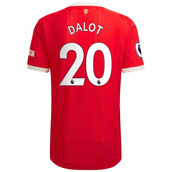 Игровая форма  Diogo Dalot Manchester United adidas 2021/22 Home Authentic Player - Red