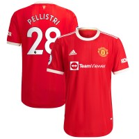 Игровая форма  Facundo Pellistri Manchester United adidas 2021/22 Home Authentic Player - Red