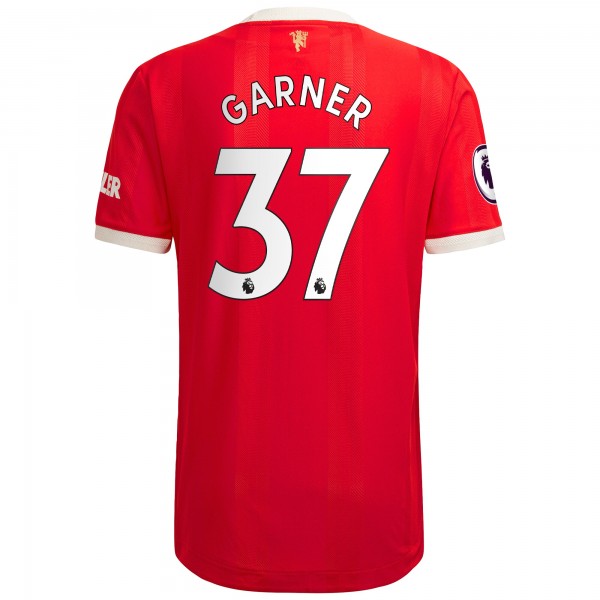 Игровая форма  James Garner Manchester United adidas 2021/22 Home Authentic Player - Red