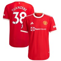 Игровая форма  Axel Tuanzebe Manchester United adidas 2021/22 Home Authentic Player - Red