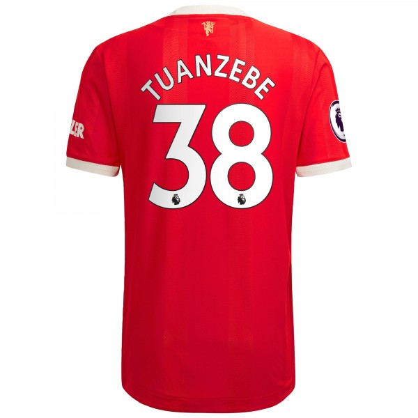 Игровая форма  Axel Tuanzebe Manchester United adidas 2021/22 Home Authentic Player - Red