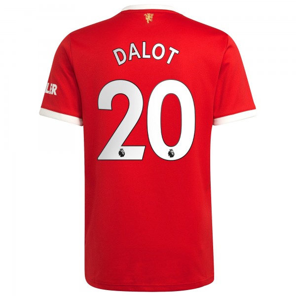 Игровая форма  Diogo Dalot Manchester United adidas 2021/22 Home Replica Player - Red