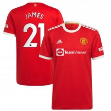 Игровая форма  Daniel James Manchester United adidas 2021/22 Home Replica Player - Red