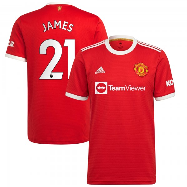 Игровая форма  Daniel James Manchester United adidas 2021/22 Home Replica Player - Red