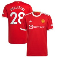 Игровая форма  Facundo Pellistri Manchester United adidas 2021/22 Home Replica Player - Red