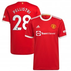 Игровая форма  Facundo Pellistri Manchester United adidas 2021/22 Home Replica Player - Red