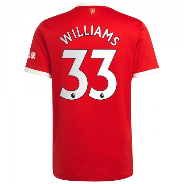 Игровая форма  Brandon Williams Manchester United adidas 2021/22 Home Replica Player - Red