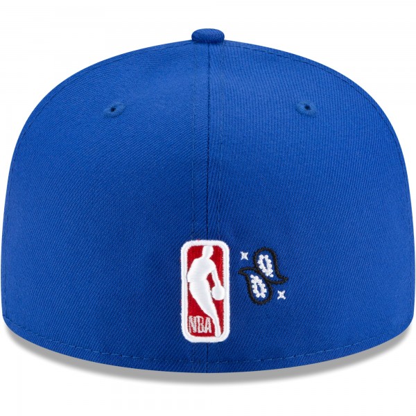 Бейсболка Philadelphia 76ers New Era Paisley 59FIFTY - Royal