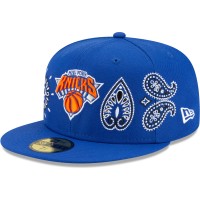 Бейсболка New York Knicks New Era Paisley 59FIFTY - Blue