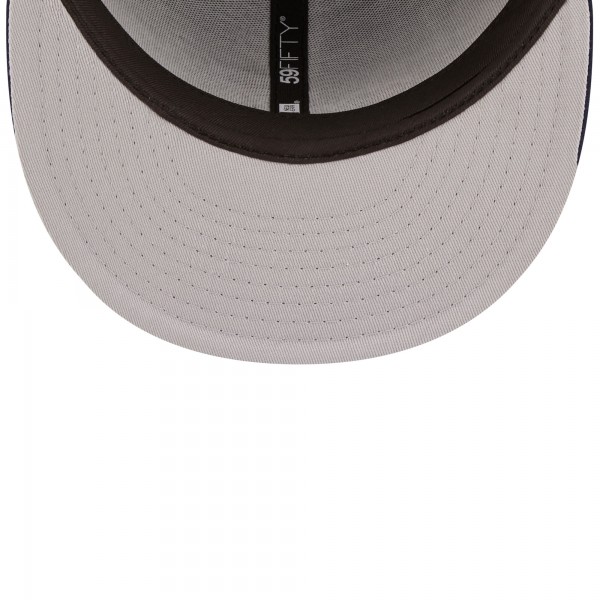 Бейсболка Utah Jazz New Era Splatter 59FIFTY - Navy - официальный мерч NBA