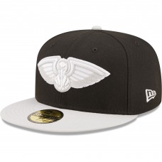 Бейсболка New Orleans Pelicans New Era Two-Tone Color Pack 59FIFTY - Black/Gray