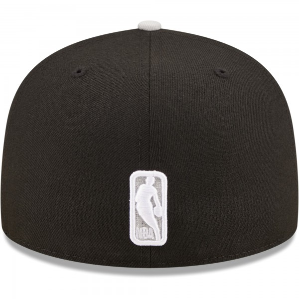Бейсболка Philadelphia 76ers New Era Two-Tone Color Pack 59FIFTY - Black/Gray