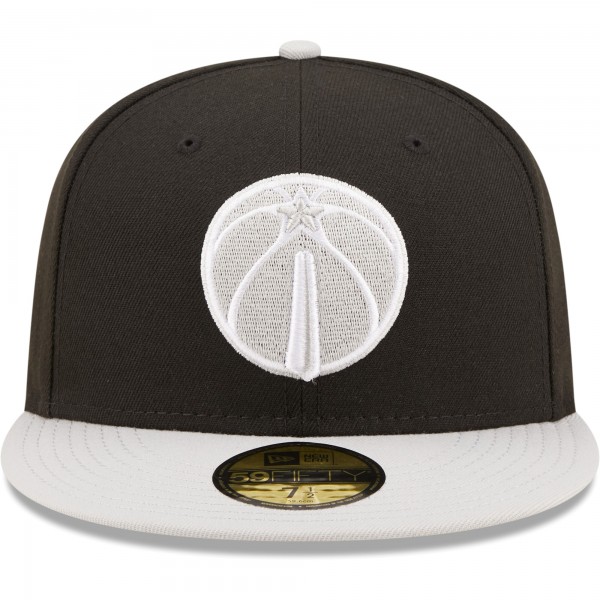 Бейсболка Washington Wizards New Era Two-Tone Color Pack 59FIFTY - Black/Gray