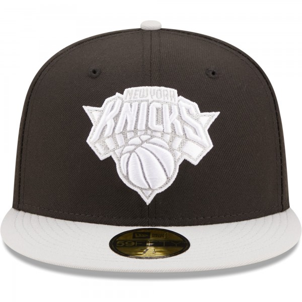 Бейсболка New York Knicks New Era Two-Tone Color Pack 59FIFTY - Black/Gray