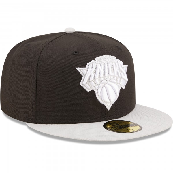 Бейсболка New York Knicks New Era Two-Tone Color Pack 59FIFTY - Black/Gray