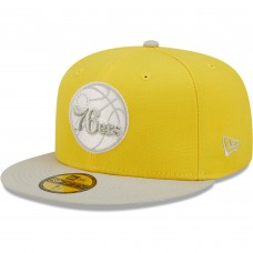 Бейсболка Philadelphia 76ers New Era Color Pack 59FIFTY - Yellow/Gray