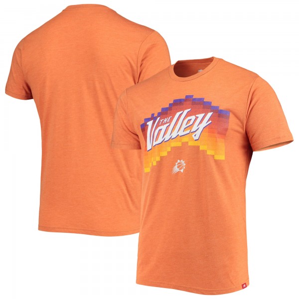Футболка Phoenix Suns Sportiqe The Valley Pixel City Edition Tri-Blend Lightweight - Orange