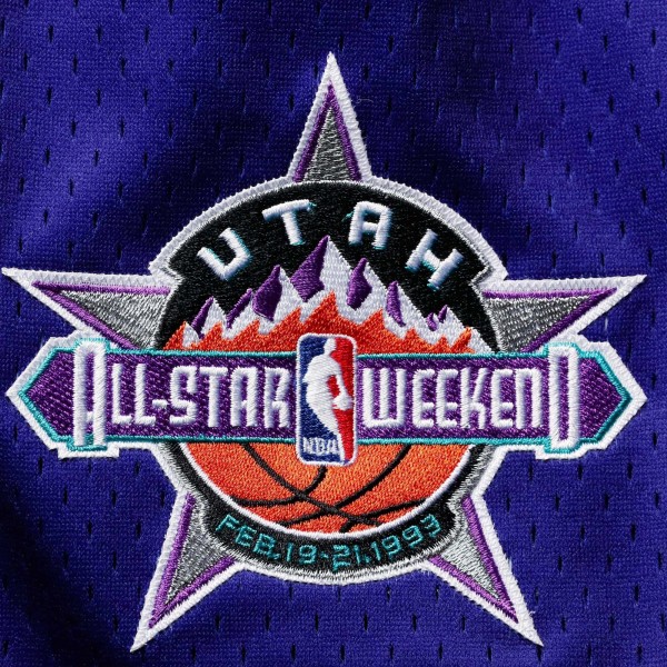 Utah Jazz Mitchell & Ness Purple Hardwood Classics 1993 NBA All-Star Weekend Just Don Shorts