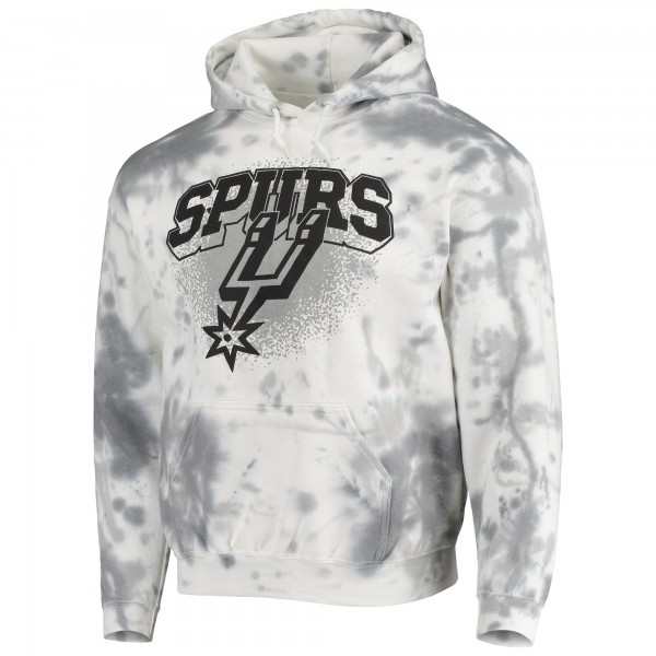 Толстовка с капюшоном San Antonio Spurs Junk Food Tie-Dye - Cream - фирменная одежда NBA