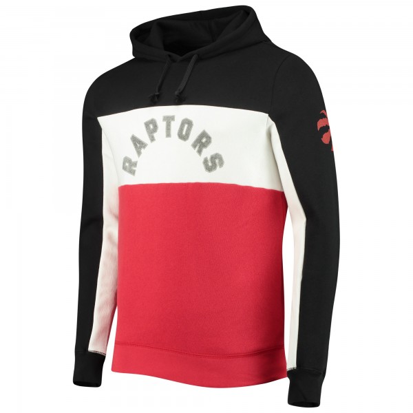 Толстовка Toronto Raptors Junk Food Wordmark Colorblock Fleece - Black/White