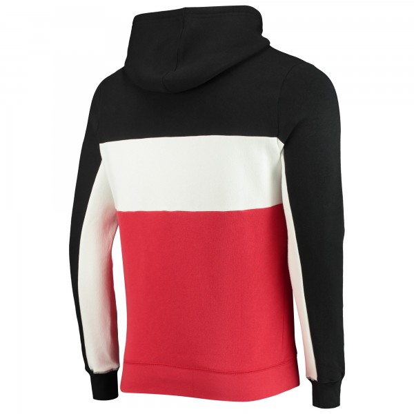 Толстовка Toronto Raptors Junk Food Wordmark Colorblock Fleece - Black/White