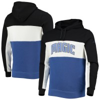 Толстовка флисовая Orlando Magic Junk Food Wordmark Colorblock - Black/White