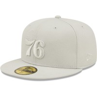 Бейсболка Philadelphia 76ers New Era Logo Color Pack 59FIFTY - Gray