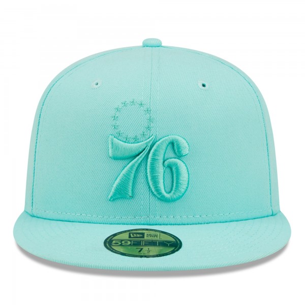 Бейсболка Philadelphia 76ers New Era Color Pack 59FIFTY - Turquoise