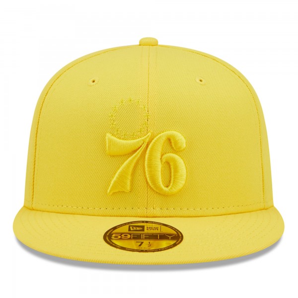 Бейсболка Philadelphia 76ers New Era Color Pack 59FIFTY - Yellow