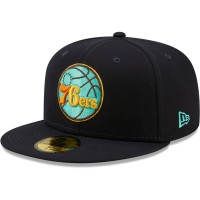 Бейсболка Philadelphia 76ers New Era 59FIFTY - Navy/Mint