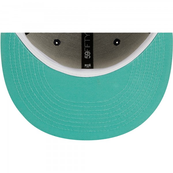 Бейсболка New York Knicks New Era 59FIFTY - Navy/Mint - официальный мерч NBA