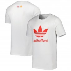 Футболка Manchester United adidas Originals Old Trafford Trefoil - White