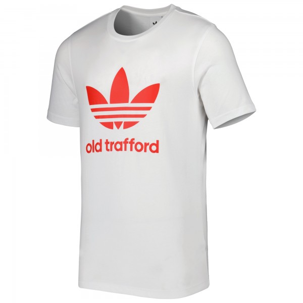 Футболка Manchester United adidas Originals Old Trafford Trefoil - White