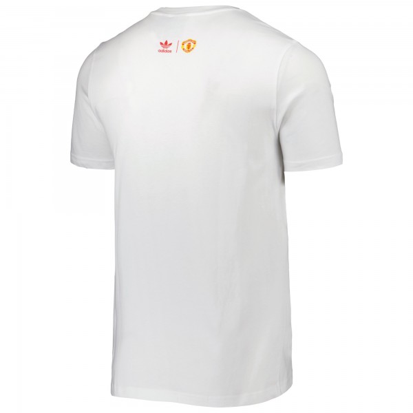 Футболка Manchester United adidas Originals Old Trafford Trefoil - White