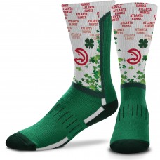 Носки Atlanta Hawks For Bare Feet Four Leaf St. Patrick's Day V-Curve Crew