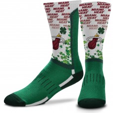 Носки Miami Heat For Bare Feet Four Leaf St. Patrick's Day V-Curve Crew