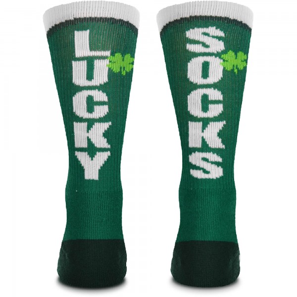 Носки Miami Heat For Bare Feet Four Leaf St. Patrick's Day V-Curve Crew