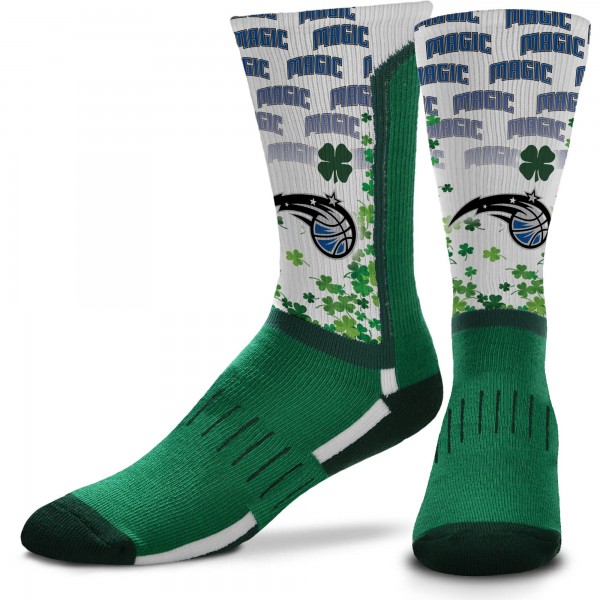 Носки Orlando Magic For Bare Feet Four Leaf St. Patrick's Day V-Curve