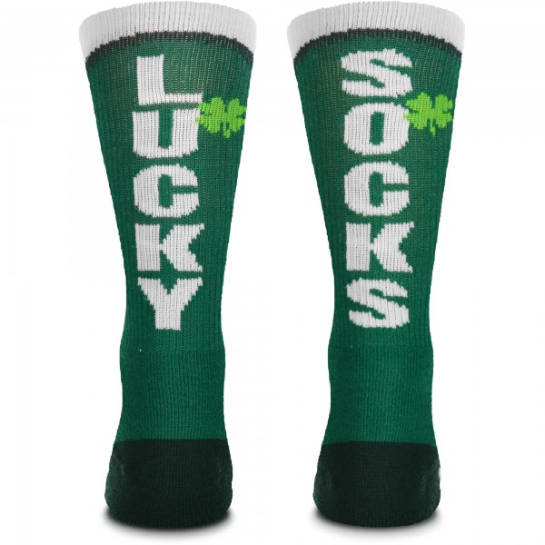 Носки San Antonio Spurs For Bare Feet Four Leaf St. Patrick's Day V-Curve
