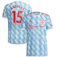 Игровая форма  Andreas Pereira Manchester United adidas 2021/22 Away Replica Player - White