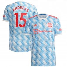 Игровая форма  Andreas Pereira Manchester United adidas 2021/22 Away Replica Player - White